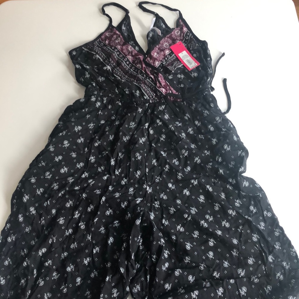 NWT-Target-Jumpsuit-Black and Wine